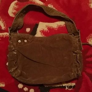 Gap brown corduroy purse